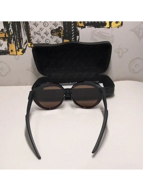 New Authentic Balenciaga Tortoise Shell Sunglasses BB0024SA 001 main image 12